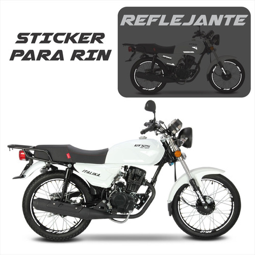 Kit Sticker Reflejantes Rin Italika Dt125 + Regalo