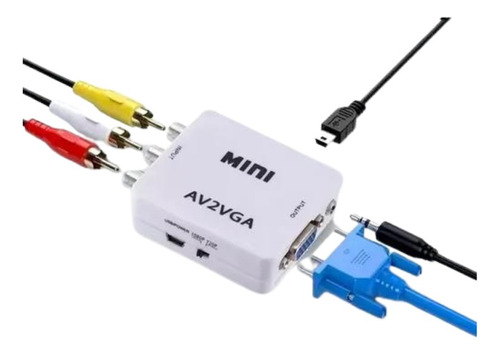 Convertidor Av2vga Adaptador 