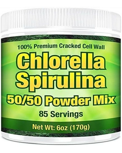 Espirulina De Clorella Premium 100% Natural 170 Gr
