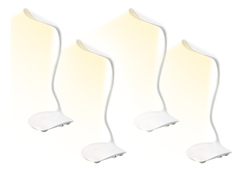 Kit X4 Lamparas De Escritorio Led Gadnic Flexible Regulable