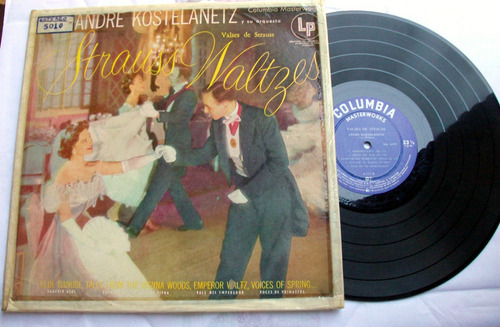 Valses De Strauss Danubio Azul / Andre Kostelanetz Vinilo Lp