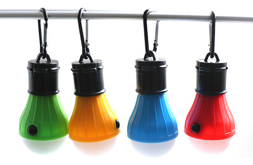 Linterna Led Portátil Para Acampar Con Gancho, 3 Modos De Lu