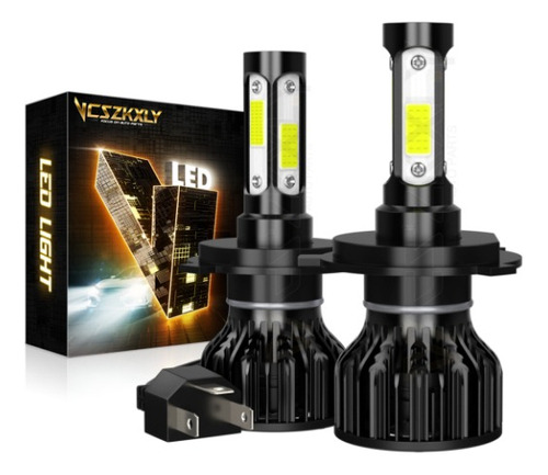 Kit De Conversión De 2 Bombillas Led H4 9003 Hb2 Para Faros