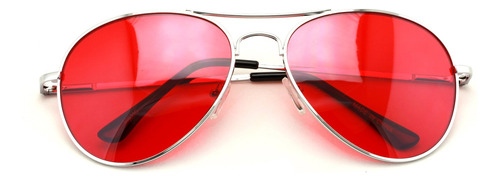 Vw Eyewear - Gafas De Sol De Metal Plateado Con Lentes De Co