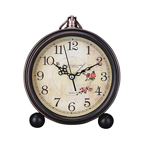 Reloj Despertador De Estilo Vintage, Reloj De Mesa Retro Ant