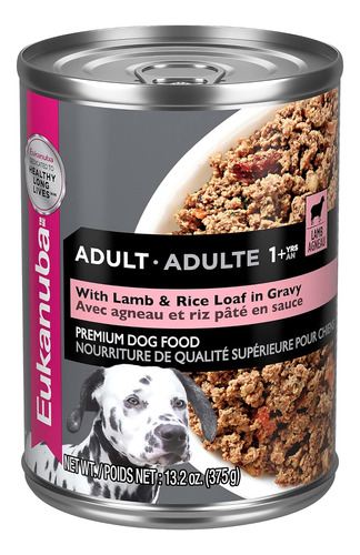 Alimento Humedo Enlatado Para Perros Adultos Con Cordero Y A