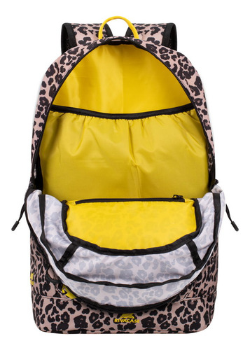 Mochila Urbana Rivacase M-5421 14 Litros Leopardo