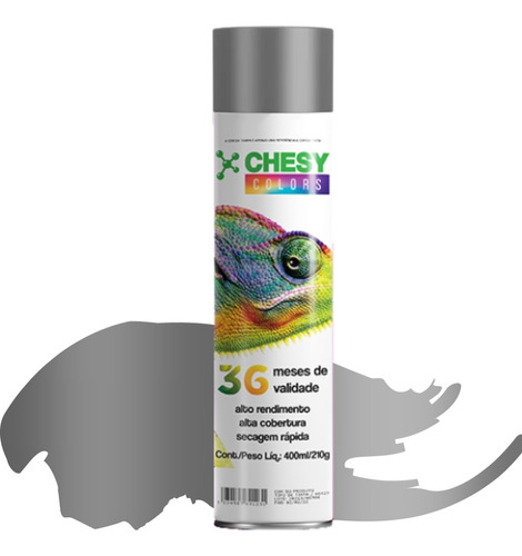 Tinta Spray Chesy Metalico Grafite 210g 400ml Chesiquimica