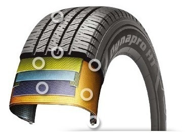 Llanta 255/65r17 Hankook Rh12 Dynapro Ht 108t