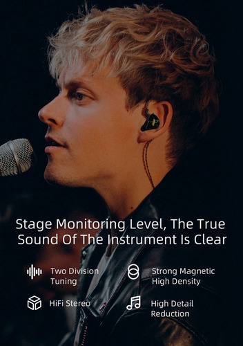 Imagen 8 de 10 de Audífonos Kz Edx Con Micrófono Monitoreo Originales In Ears