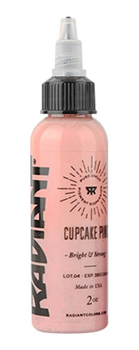 Tinta Profesional Para Tatuar Radiant Cupcake Pink 2oz