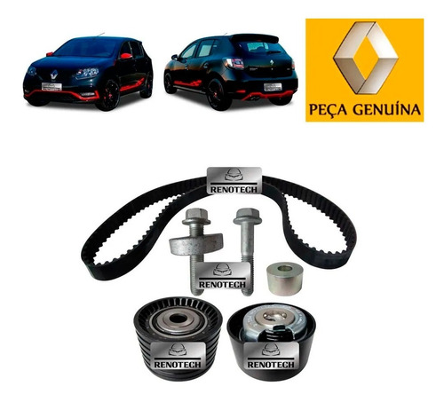 Kit Correia Dent Sandero Rs 2.0 16v F4r 16 Acima 130c11551r