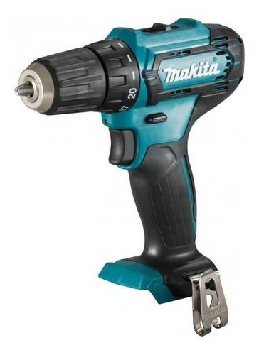 Taladro atornillador inalámbrico de 10mm Makita DF333DWYE 12V + accesorio con maletín de transporte 110V/220V