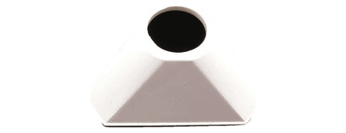 Canopla Triangular Plástico Vp Arge