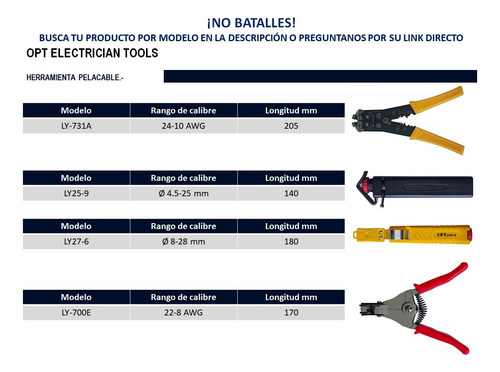 Pinza Ponchadora Terminales Bandera Aislada Cal 22-14 Awg