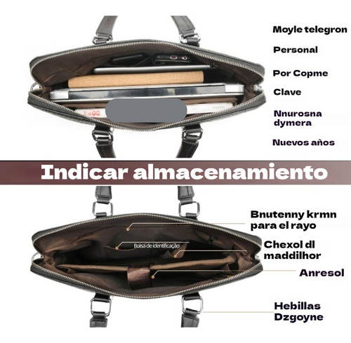 Hombre Alta Capacidad Bolso De Moda Leather Bolsa Tote