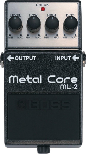 Pedal Para Guitarra Eléctrica Boss Metal Core Ml-2