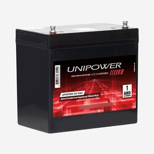 Unipower UP12550 Bateria Estacionária Vrla 12v 55ah