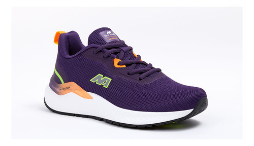 Zapatillas New Athletic Running Ittengom58 Morado Con Naranj