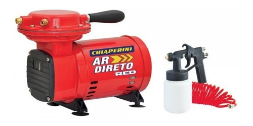 Compressor De Ar Elétrico Portátil Chiaperini Ar Direto Red