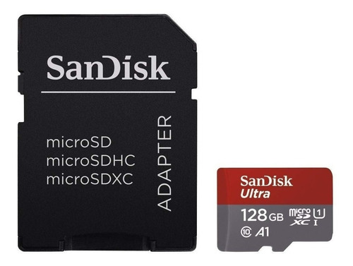 Tarjeta De Memoria Sandisk Sdsquar-128g-gn6ma  Ultra Con Adaptador Sd 128gb