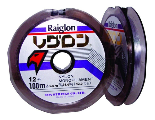 Linha Monofilamento Raiglon Nylon 100m 0.31mm Marine Sports