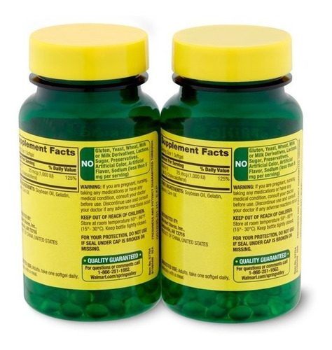 Imagen 2 de 4 de Vitamina D3 | Mega Pack | 2000 Ui | 50 Mg | 400 Softgels