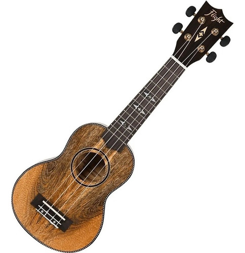 Flight Dus450 Mango Ukelele Acustico Soprano Madera Mango Color Marrón