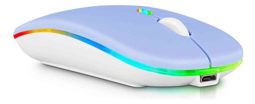 Mouse Led Inalambrico Recargable 2.4 Ghz Bluetooth Para Civi