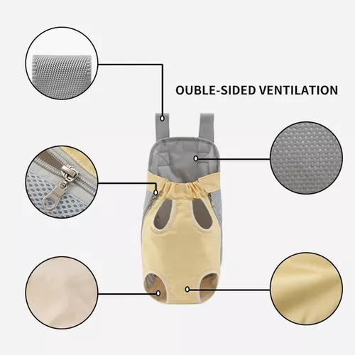 M Bolso Portátil Con Mochila Transpirable Para Mascotas