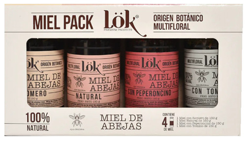 Miel Natural Lok Pack 4 Surtido