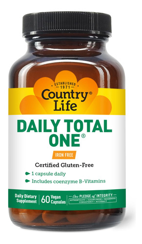Suplemento Country Life Daily Total One Maxi-sorb 60 Cápsula