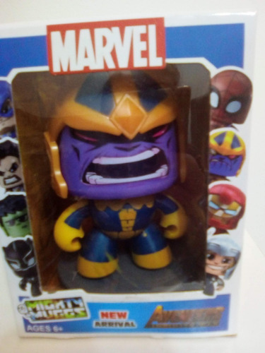 Figura Mighty Mugg Marvel Thanos. Expresiones Faciales.