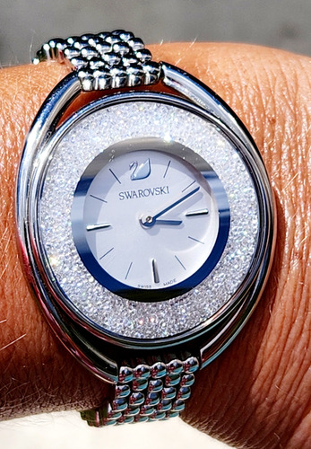 Reloj Swarovski 5181008 Mujer Acero Blanco Pulsera Plateado Plateado Blanco (Usado)