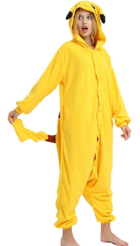 Pikachu Pijama Macacão Kigurumi - Pronta Entrega