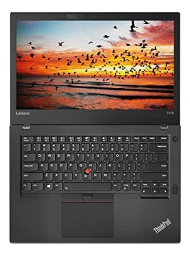 Laptop Lenovo Thinkpad T470s, Core I7-7th, 8gb Ram, 256gb M2 Negro (Reacondicionado)