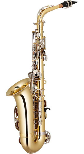 Sax Alto Eagle Sa 500 Laqueado C/ Chaves Niqueladas Cor Laquer/Nickel (laqueado com chaves niqueladas)