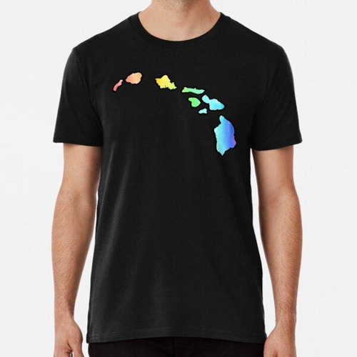 Remera Islas Hawaianas - Rainbow Algodon Premium