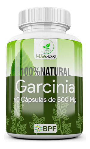Garcínia Cambogia 100% Pura E Natural 60 Cápsulas De 500mg