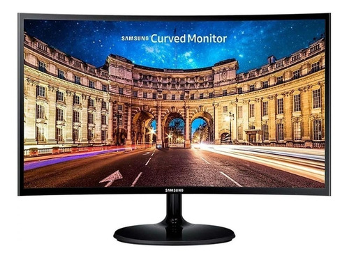 Monitor Curvo Samsung C27f390fhl Led 27  Preto 100v/240v