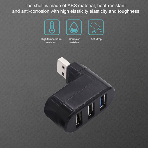 Adaptador Usb 3 En 1 Con Doble Puerto Usb 3.0 Y Salida De Tv