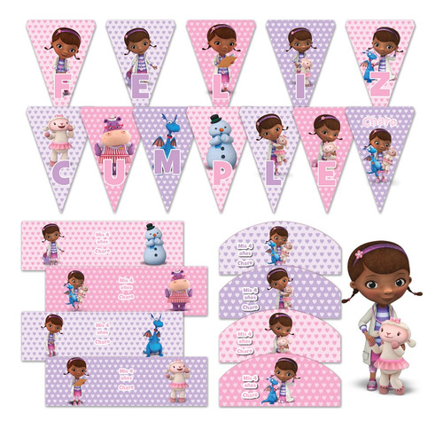 Doctora Juguetes Kit Imprimible Personalizado Con Candy Bar
