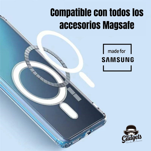 Imagen 8 de 10 de Kit Funda + Cubo 20w + Cargador Magsafe Para Samsung S22