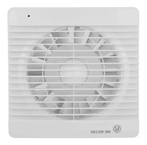 Exaustor Banheiro 150 mm S&P Decor C 300 200 m3/h -