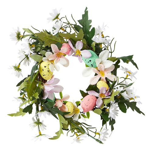 Corona De Pascua, Decoración De Huevos, Guirnalda De Simulac