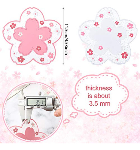 Sakura Pvc Posavasos De Flor De Cerezo Gadgets De Aislamient