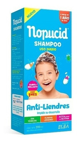 Nopucid Shampoo Uso Diario Anti-liendres Elea X 200 Ml 