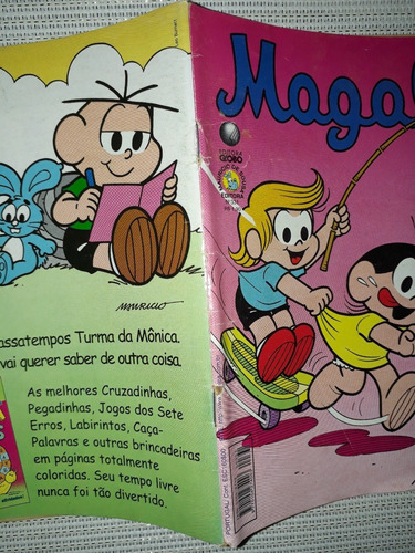 Gibi Magali - Nº 331 - Editora Globo ( 44 ) (Usado)