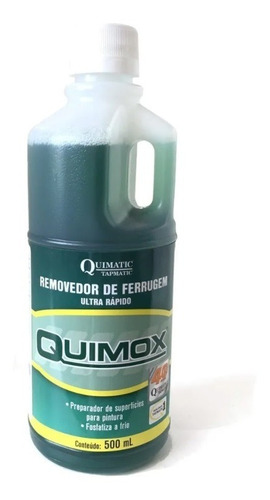 Removedor De Ferrugem Neutralizador Quimox Tipo Ferrox 500ml