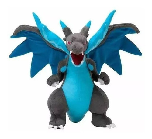 Peluche Pokemon Mega Charizard X (azul) Envio Rapido